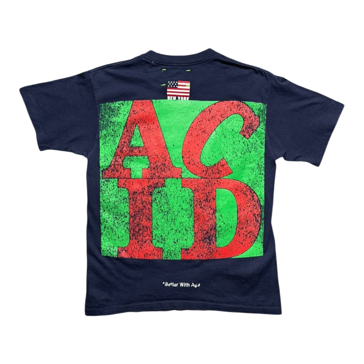 Better With Age Don't Worry Be Happy T-Shirt Navy