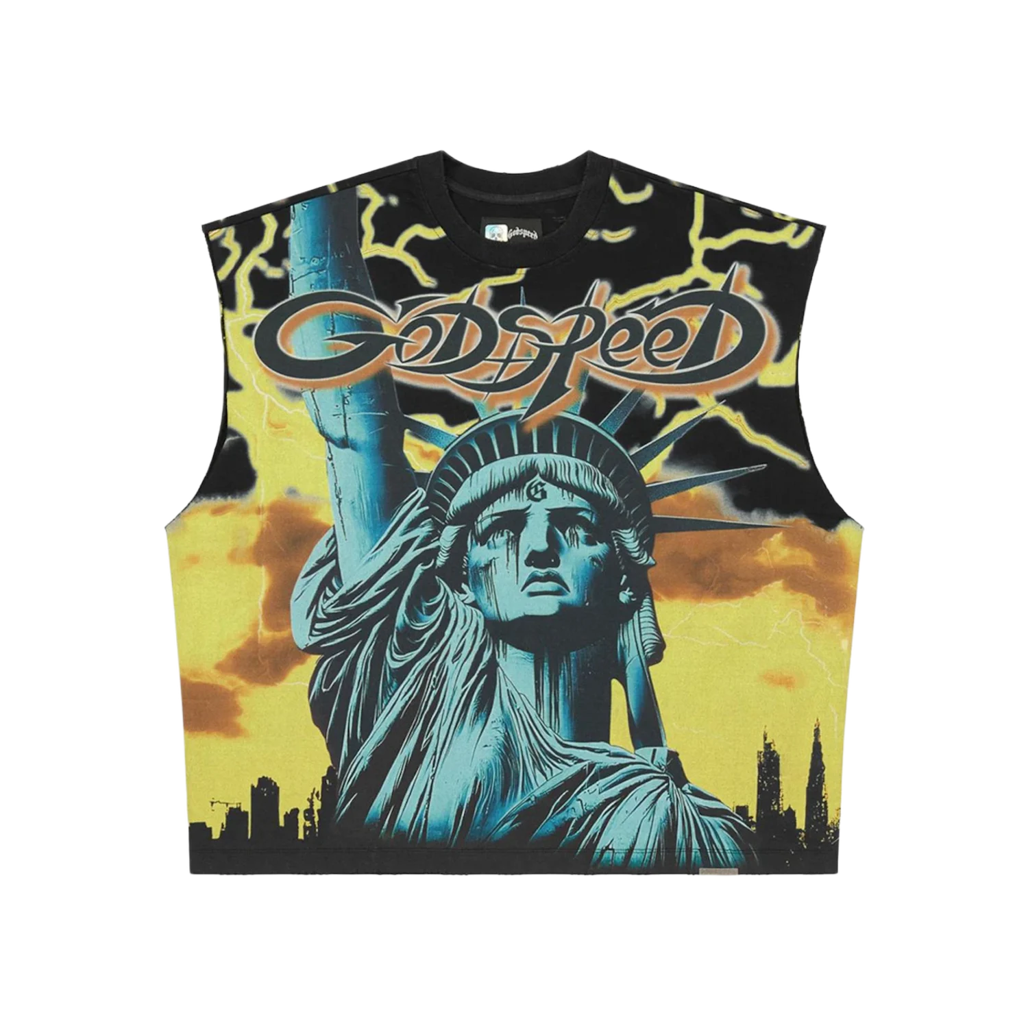 Godspeed Voltage Sleeveless T-shirt Yellow