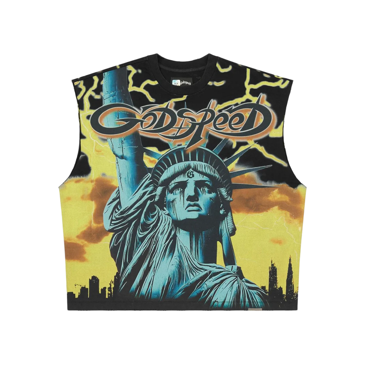 Godspeed Voltage Sleeveless T-shirt Yellow