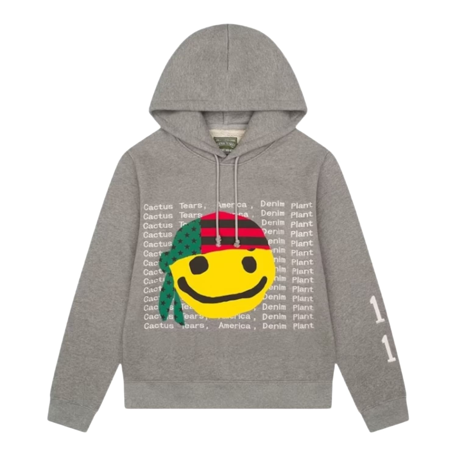 Denim Tears x CPFM Cactus Tears Hoodie Grey