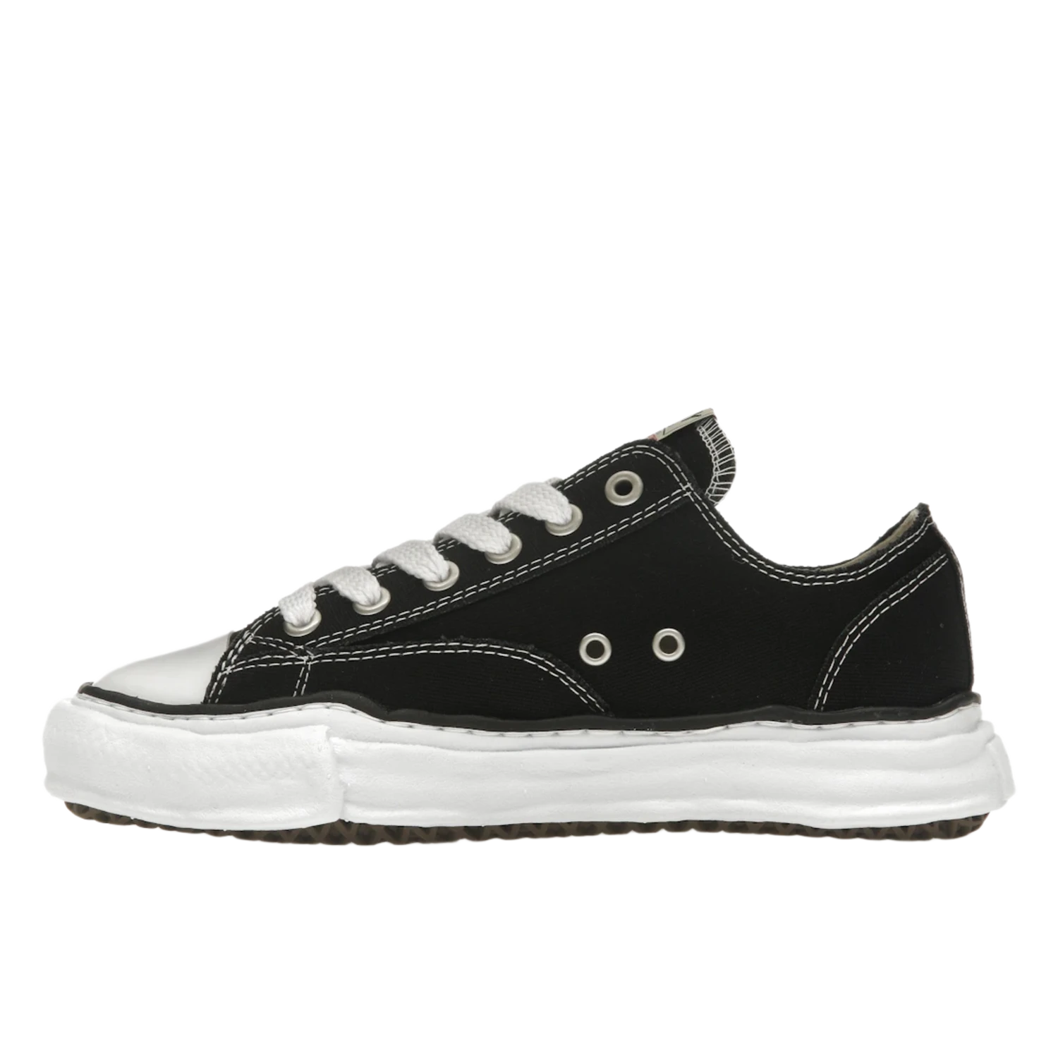 Maison Mihara Yasuhiro Peterson OG Sole Canvas Low Black