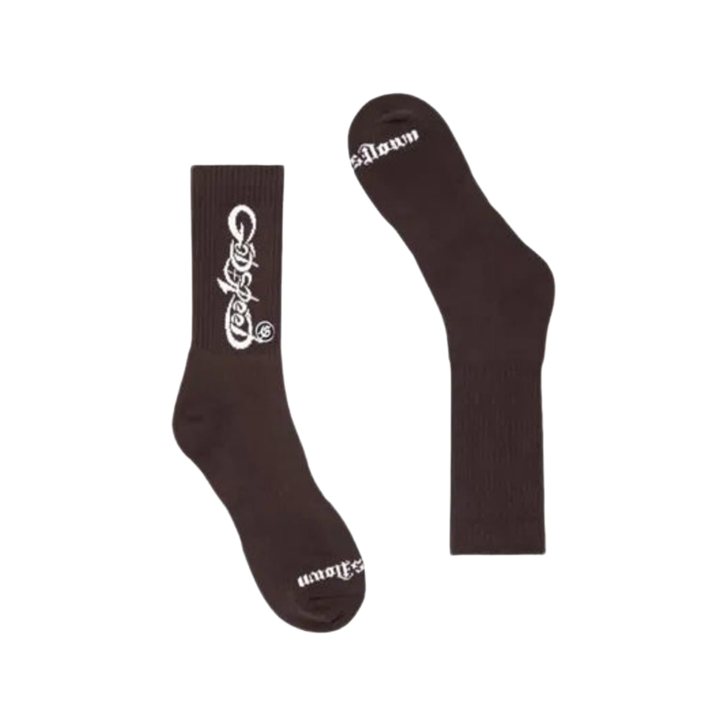 Godspeed New York New Age Logo Sock Brown/White