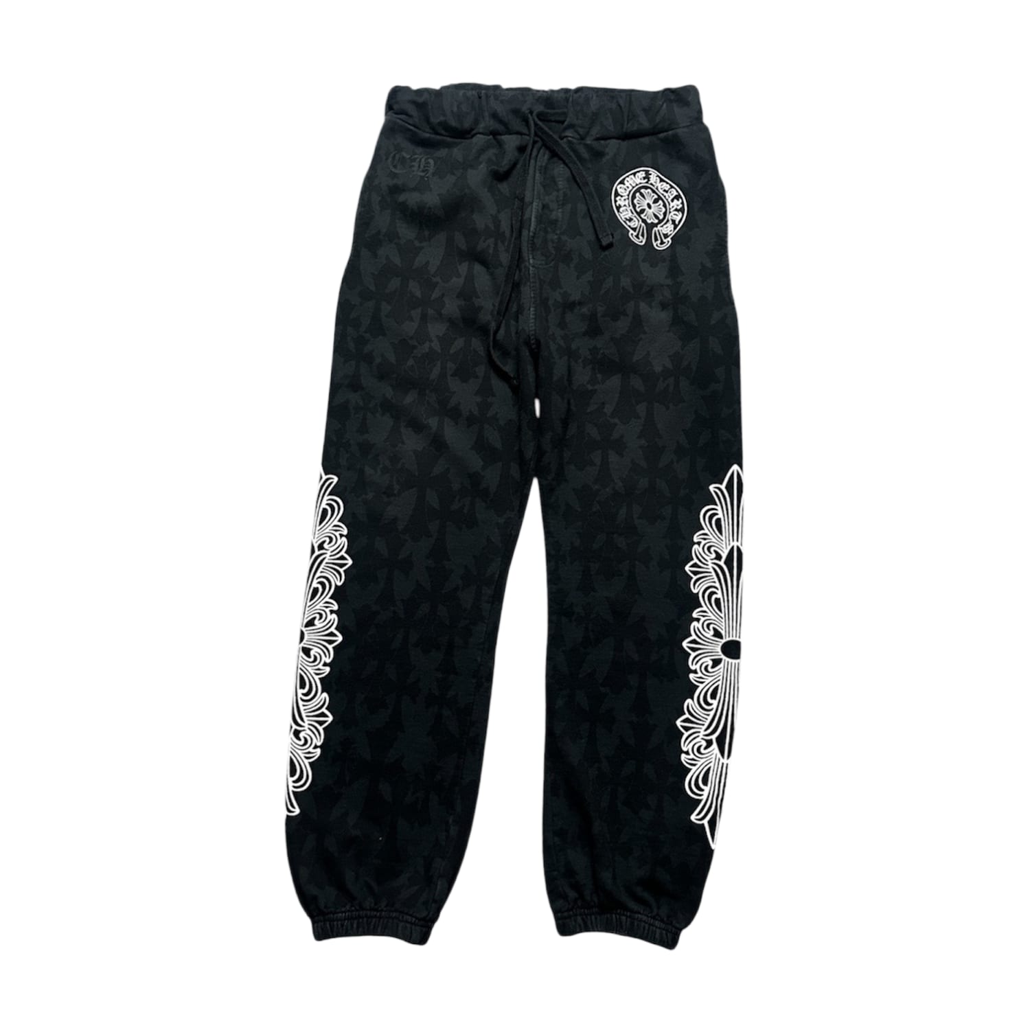 Chrome Hearts Horseshoe Floral Monogram Sweatpants
