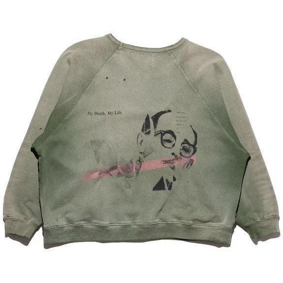 Enfants Riches Déprimés My Death My Life Raglan Sweatshirt Gardener Green