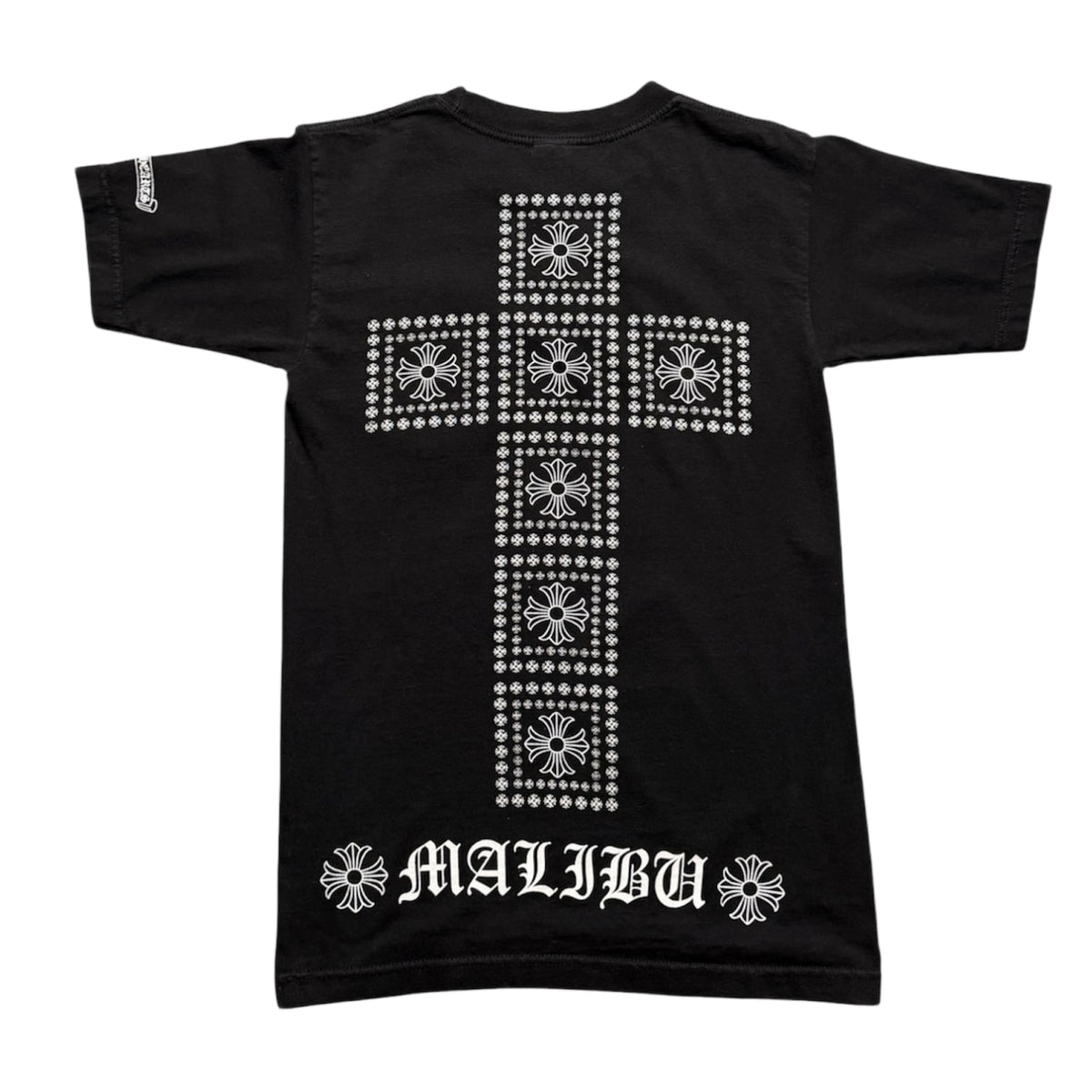 Chrome Hearts Vintage Malibu Exclusive Square Cross T-Shirt Black