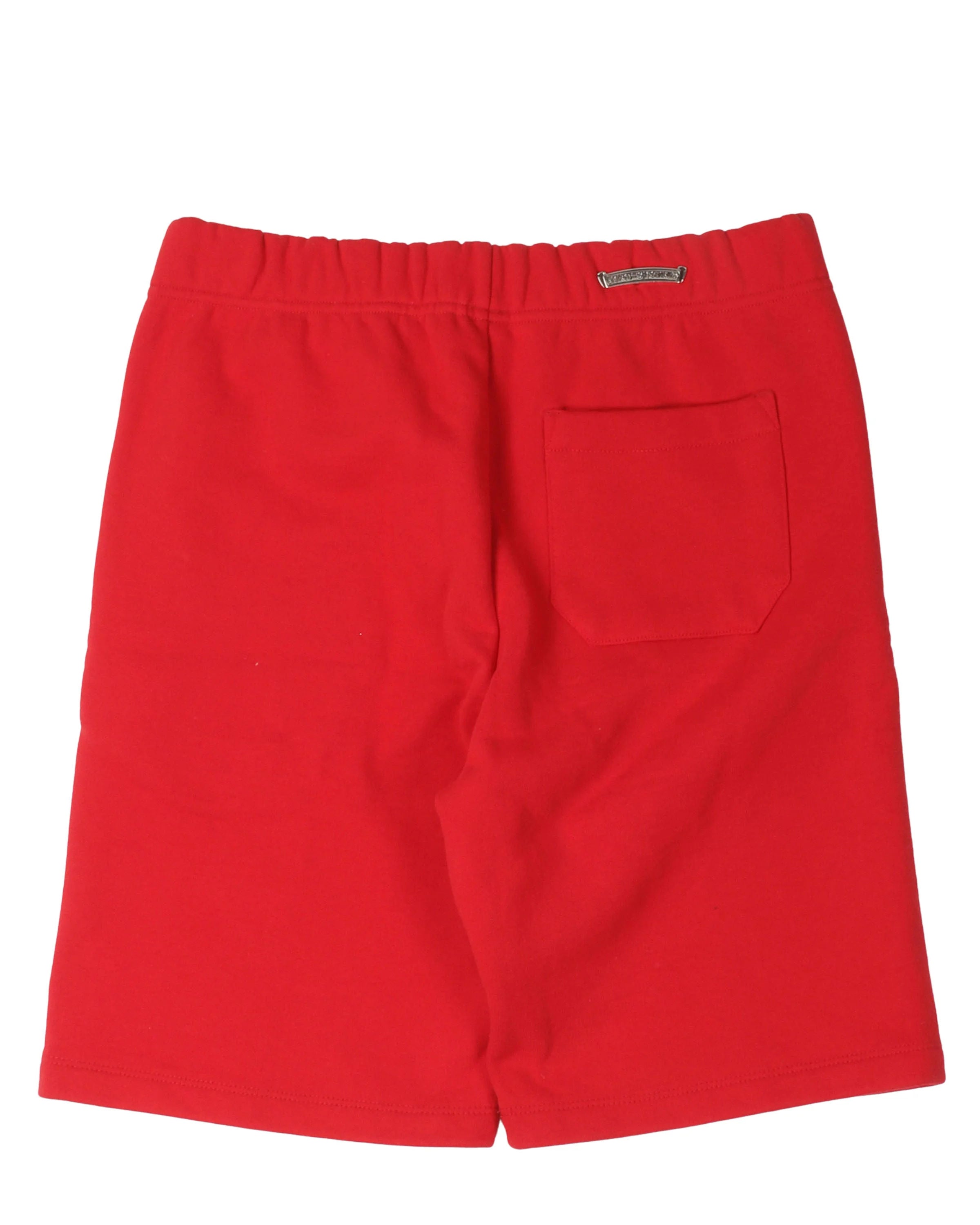 Chrome Hearts Cemetery Cross Embroidered Sweat Shorts