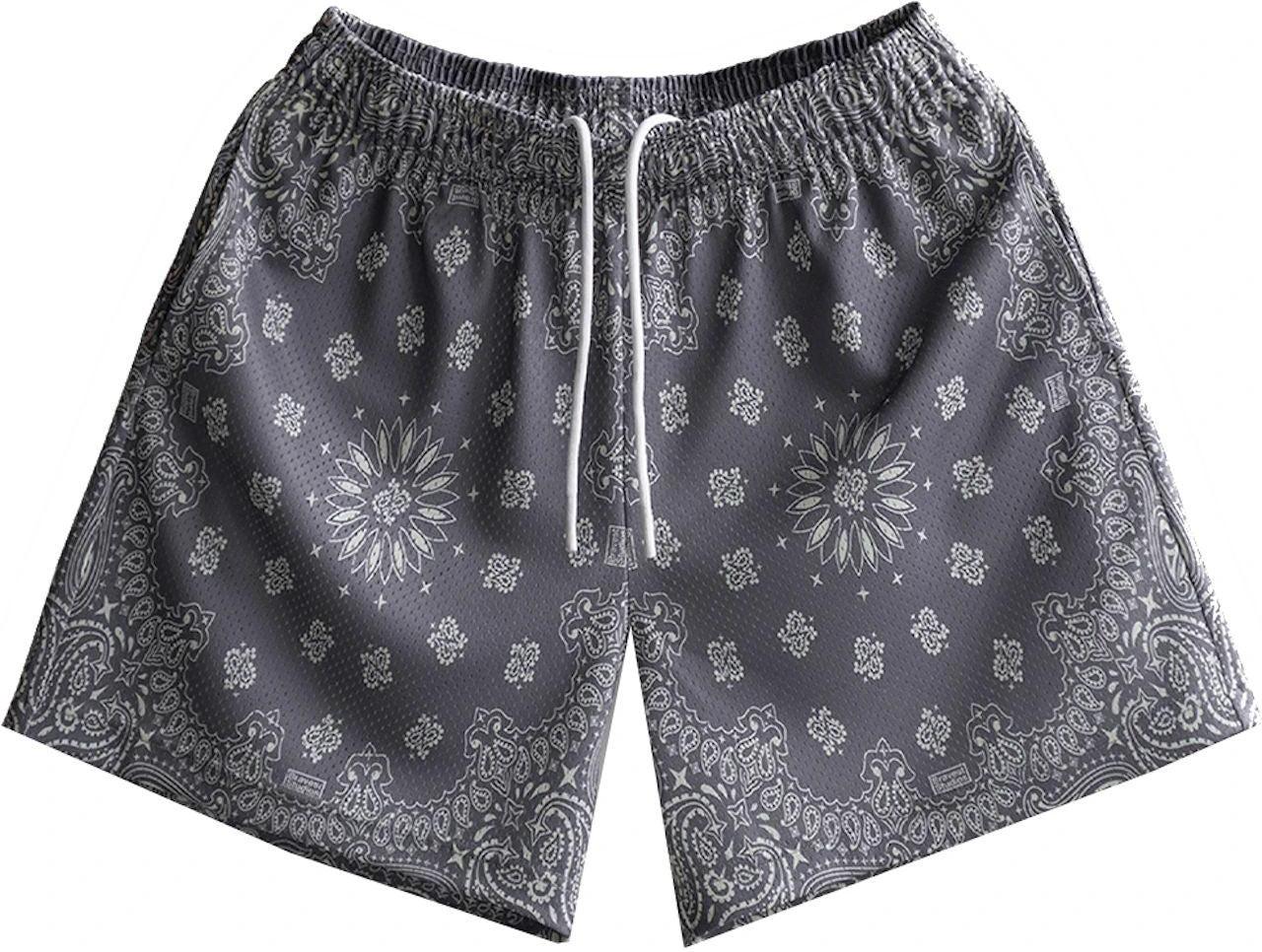 Bravest Studios Paisley Shorts Grey