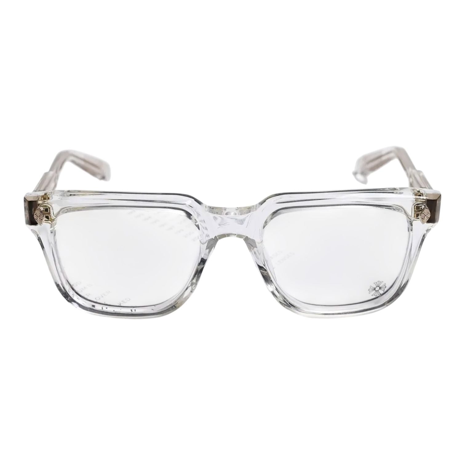 Chrome Hearts Ambidixtrous Crystal/18k Gold Plated Glasses