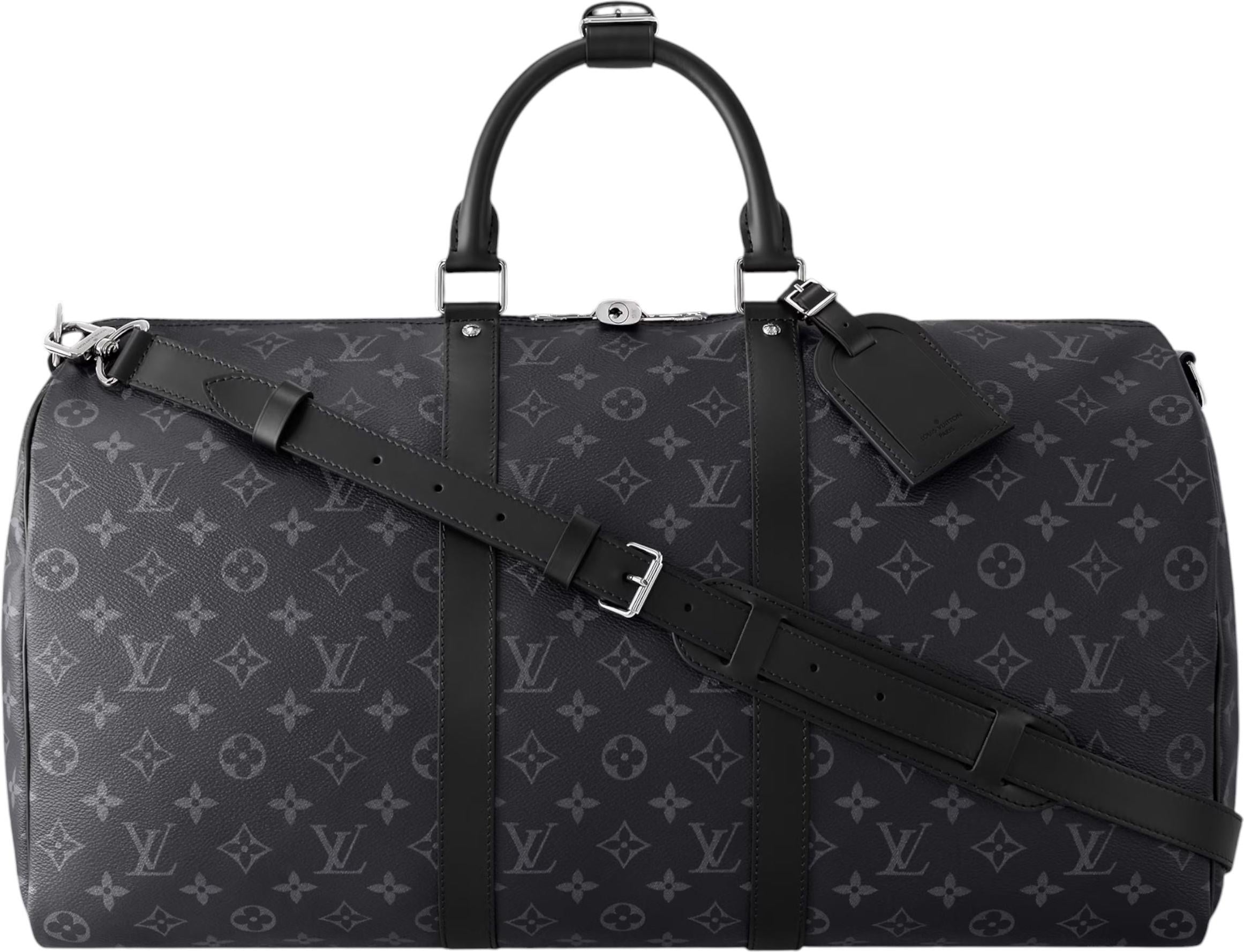 Louis Vuitton Monogram Eclipse Keepall Bandoulière 55