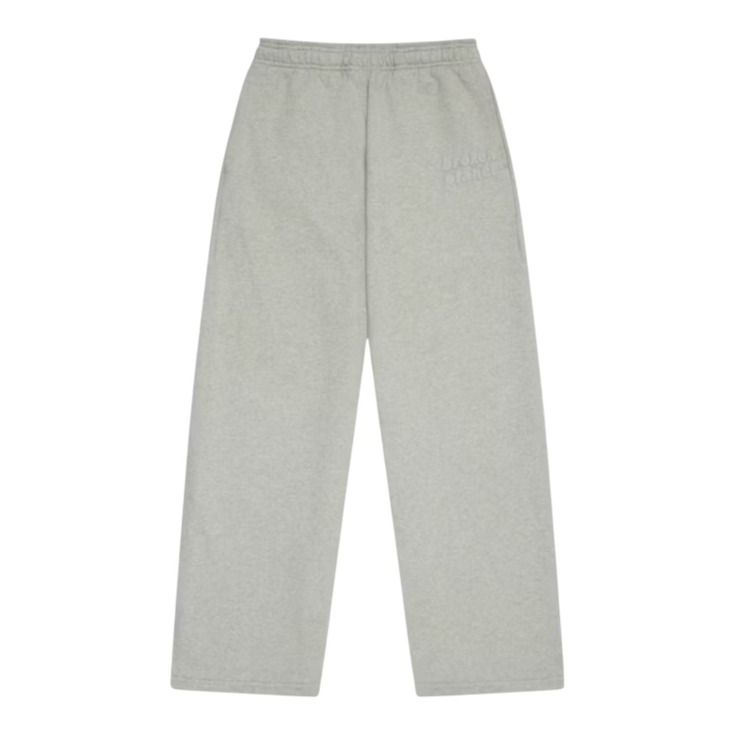 Broken Planet Basics Wide Leg Sweatpants Heather Grey