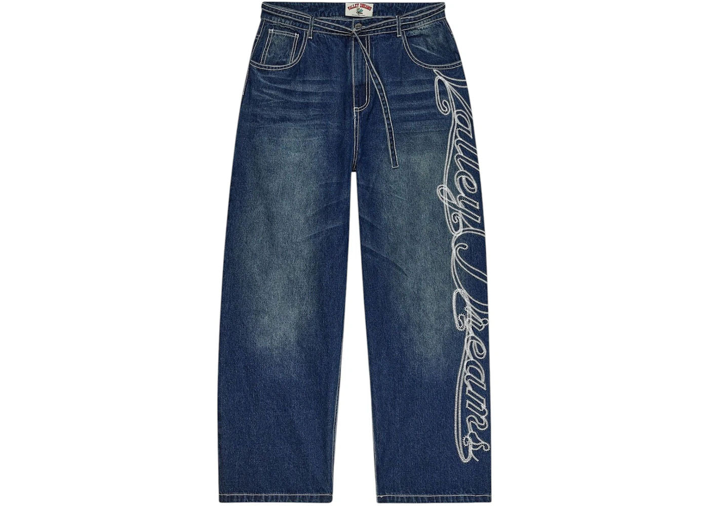 Vale Forever Big Stitch Denim Jean Blue