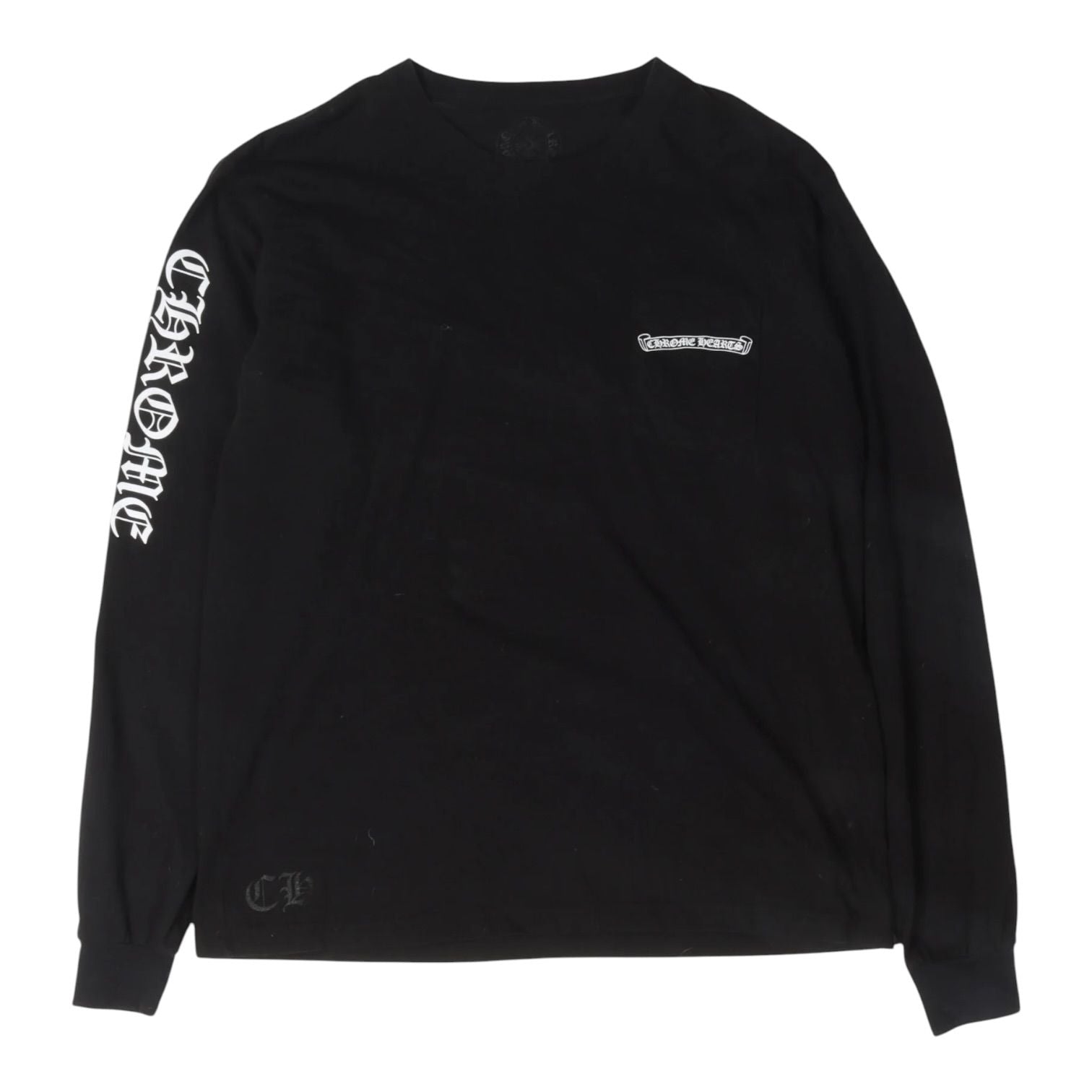 Chrome Hearts Cemetery Cross Long Sleeve Pocket T-Shirt