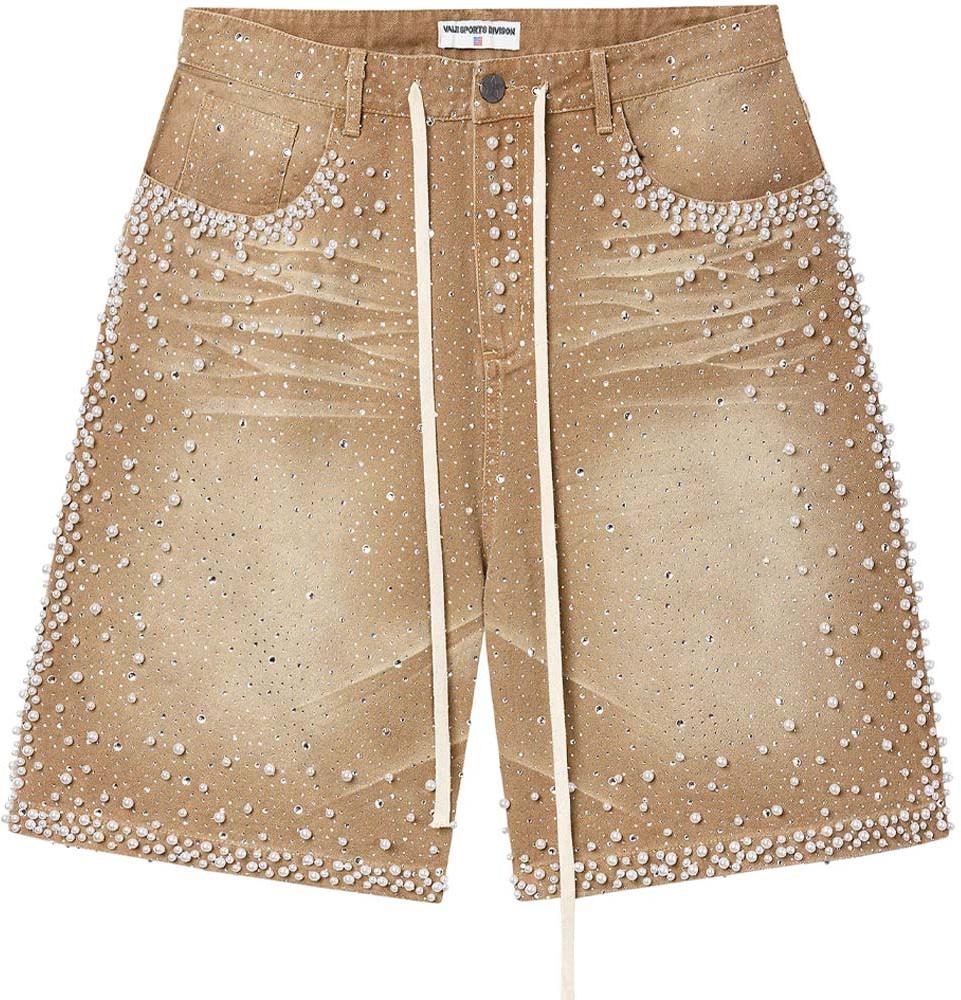 Vale Forever Rainstorm Mid Jorts Sand