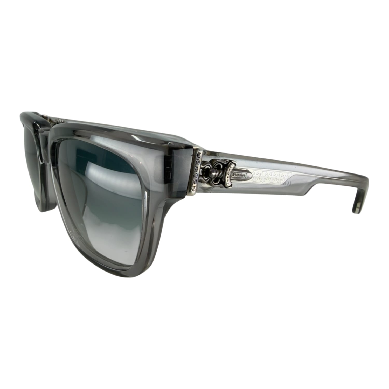 Chrome Hearts Box Officer Slate/Silver Sunglasses