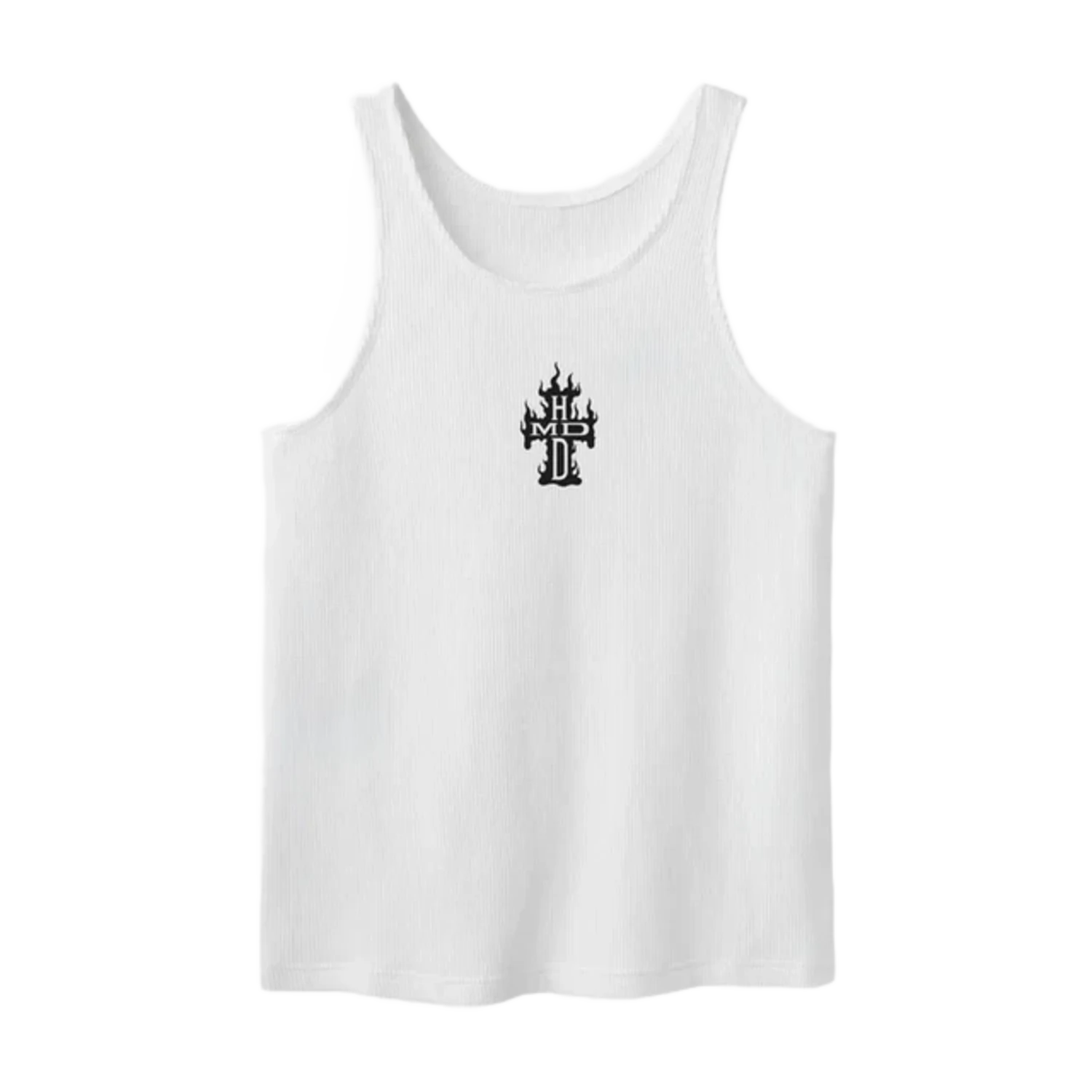Happy Memories Don't Die HMDD Holy Ghost Tank Top White