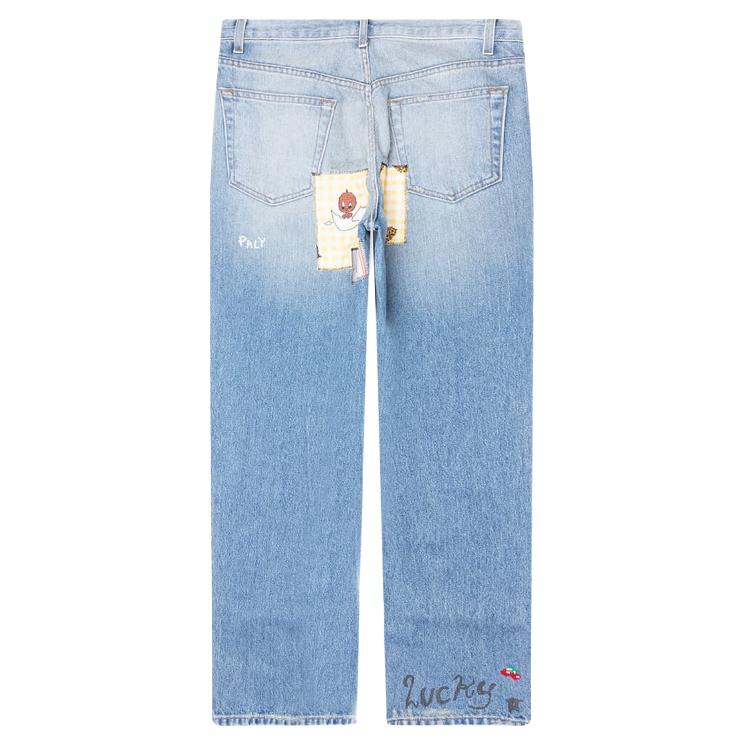 Paly Hollywood Lucky Jeans Light Wash Blue