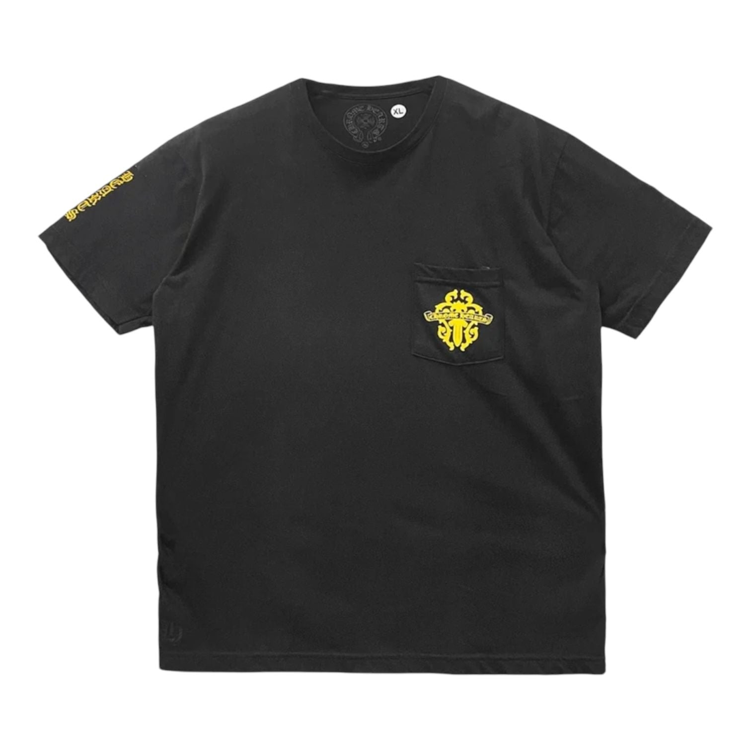 Chrome Hearts Yellow Dagger T-Shirt Black