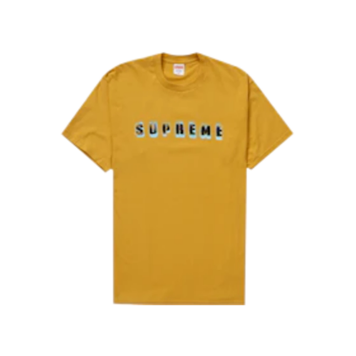 Supreme Stencil Tee Mustard