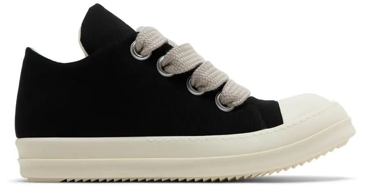 Rick Owens Concordians DRKSHDW Jumbo Laced Nylon Canvas Low Black Milk