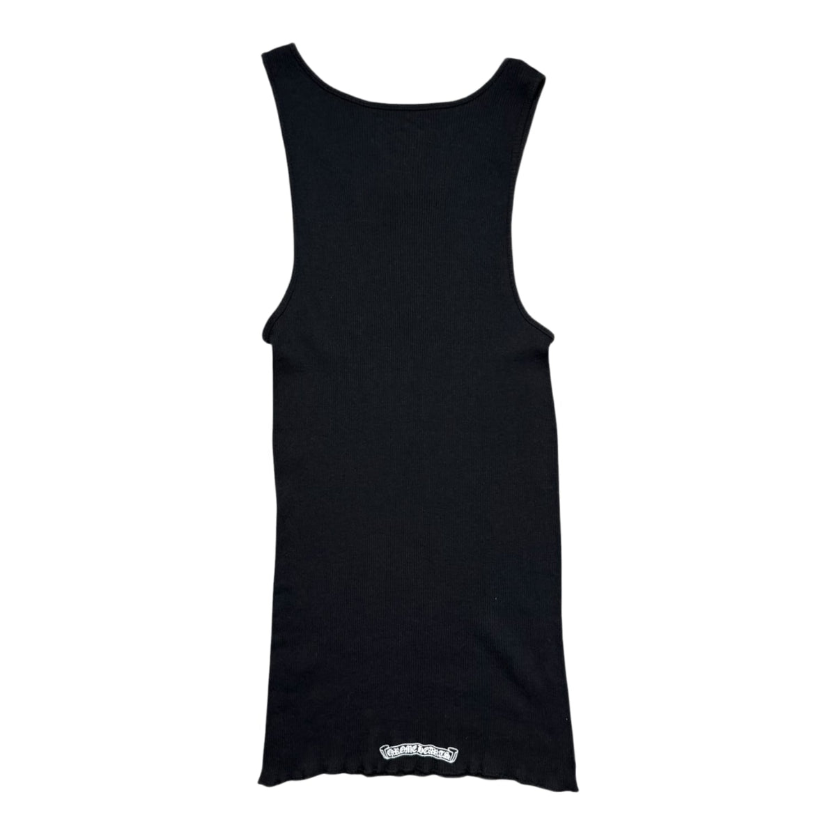 Chrome Hearts Hairy Cross Rib Tank Black