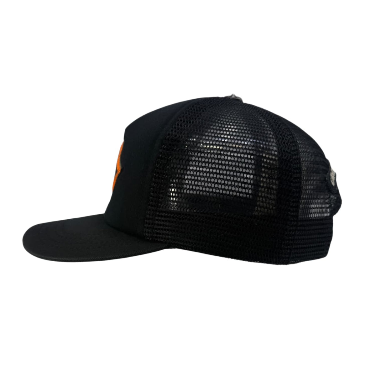 Chrome Hearts Matty Boy Chomper Trucker Hat Black/Orange