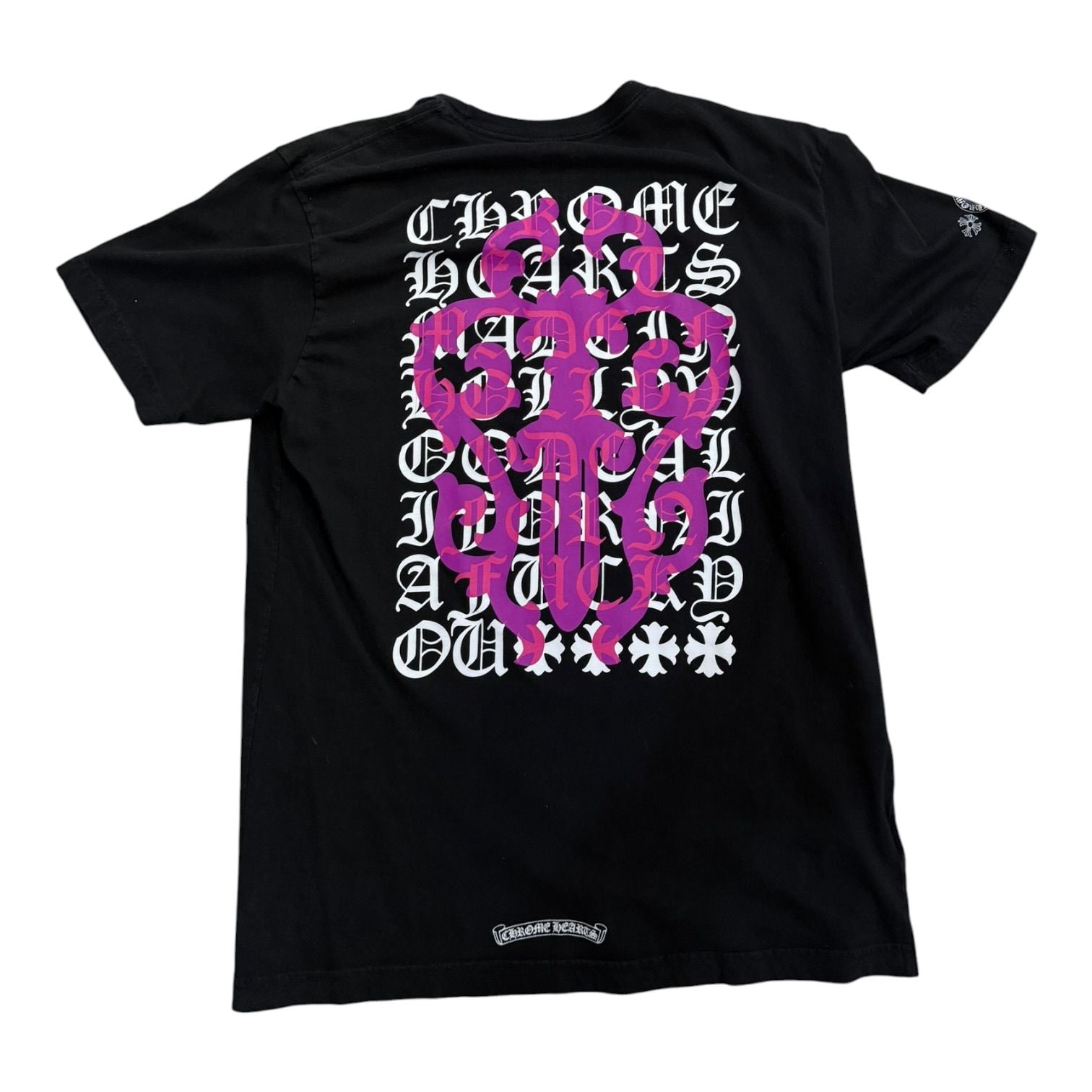 Chrome Hearts Eye Chart Dagger T-shirt Black