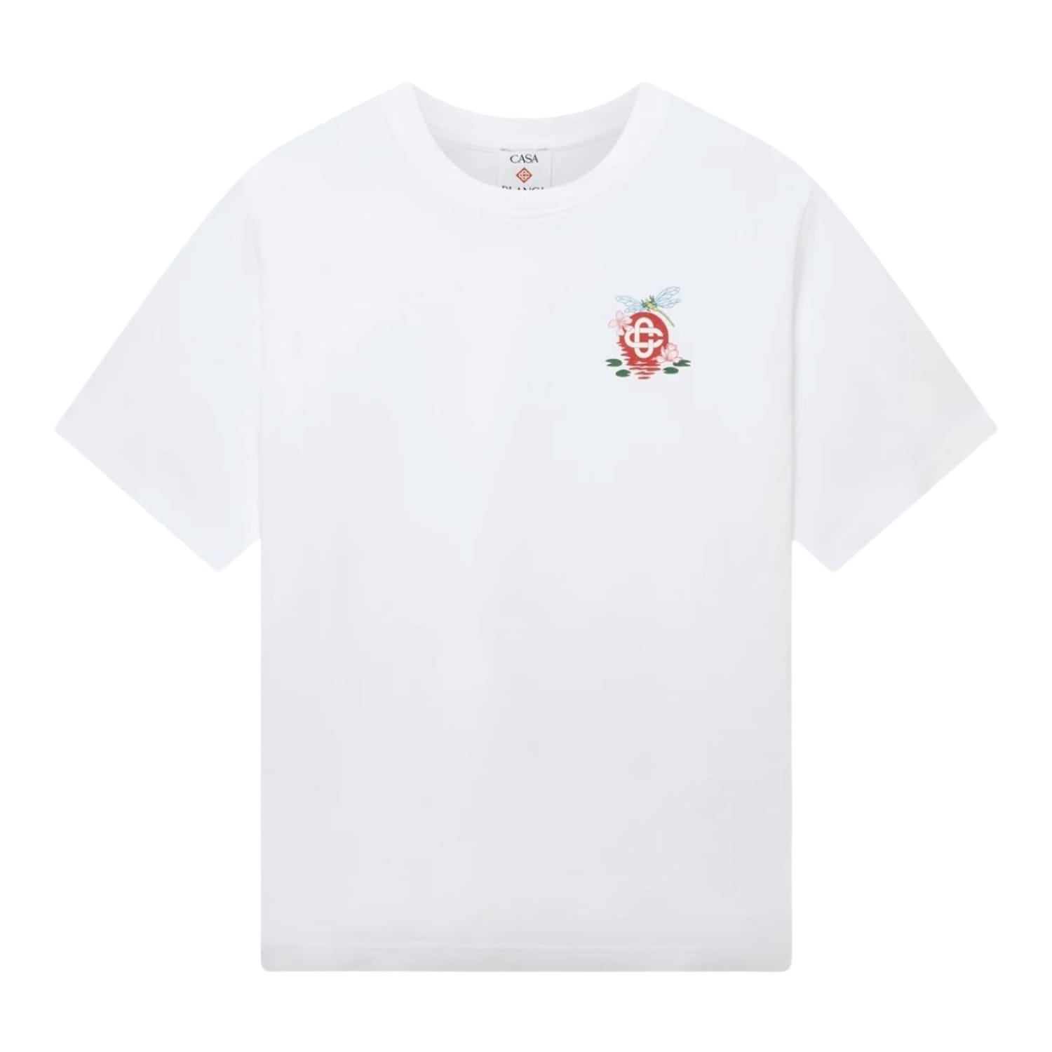Casablanca Dragonfly Floral Oversized Short Sleeve T‑Shirt