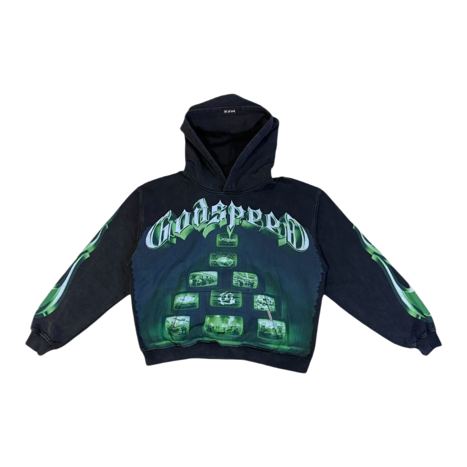 Godspeed Overstimulation 2025 Hoodie Black Wash