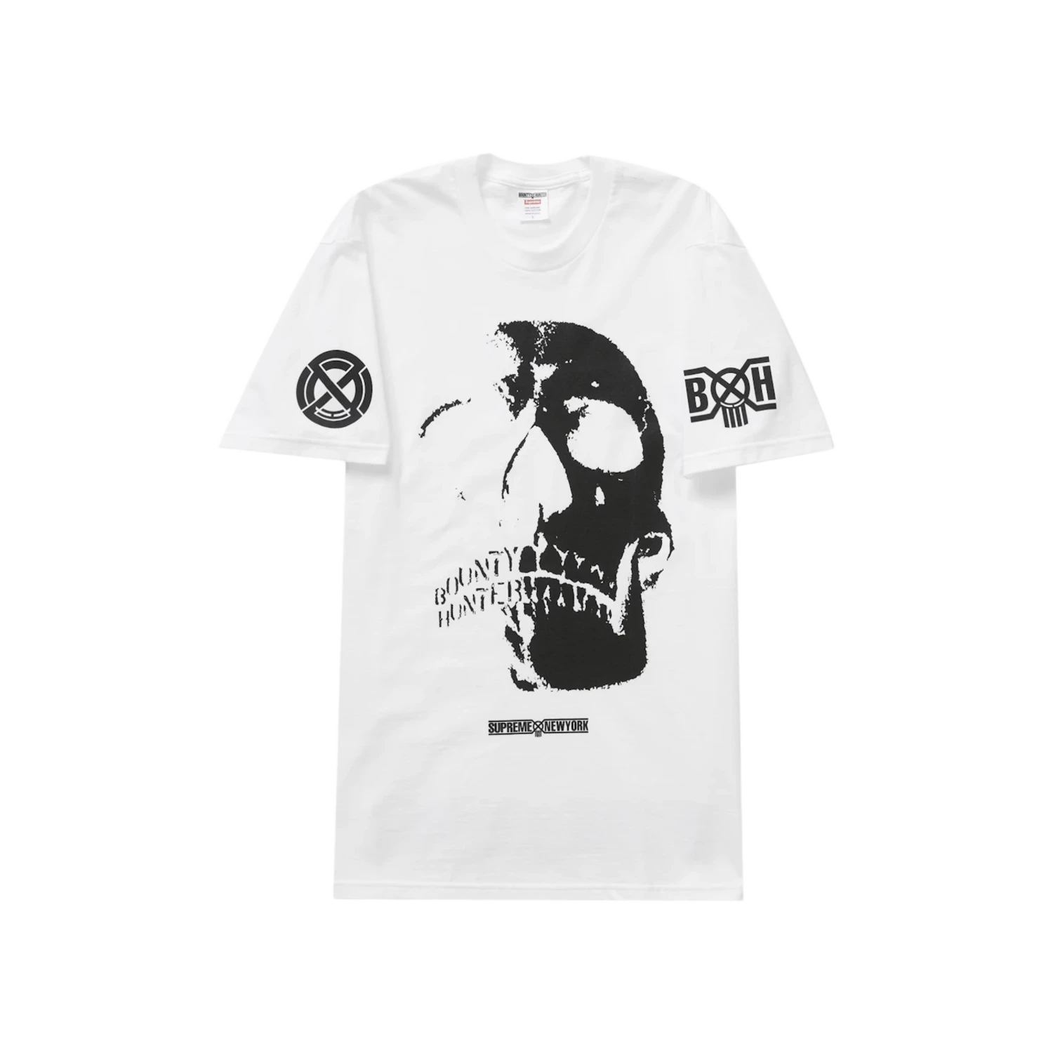 Supreme Bounty Hunter Skulls Tee White