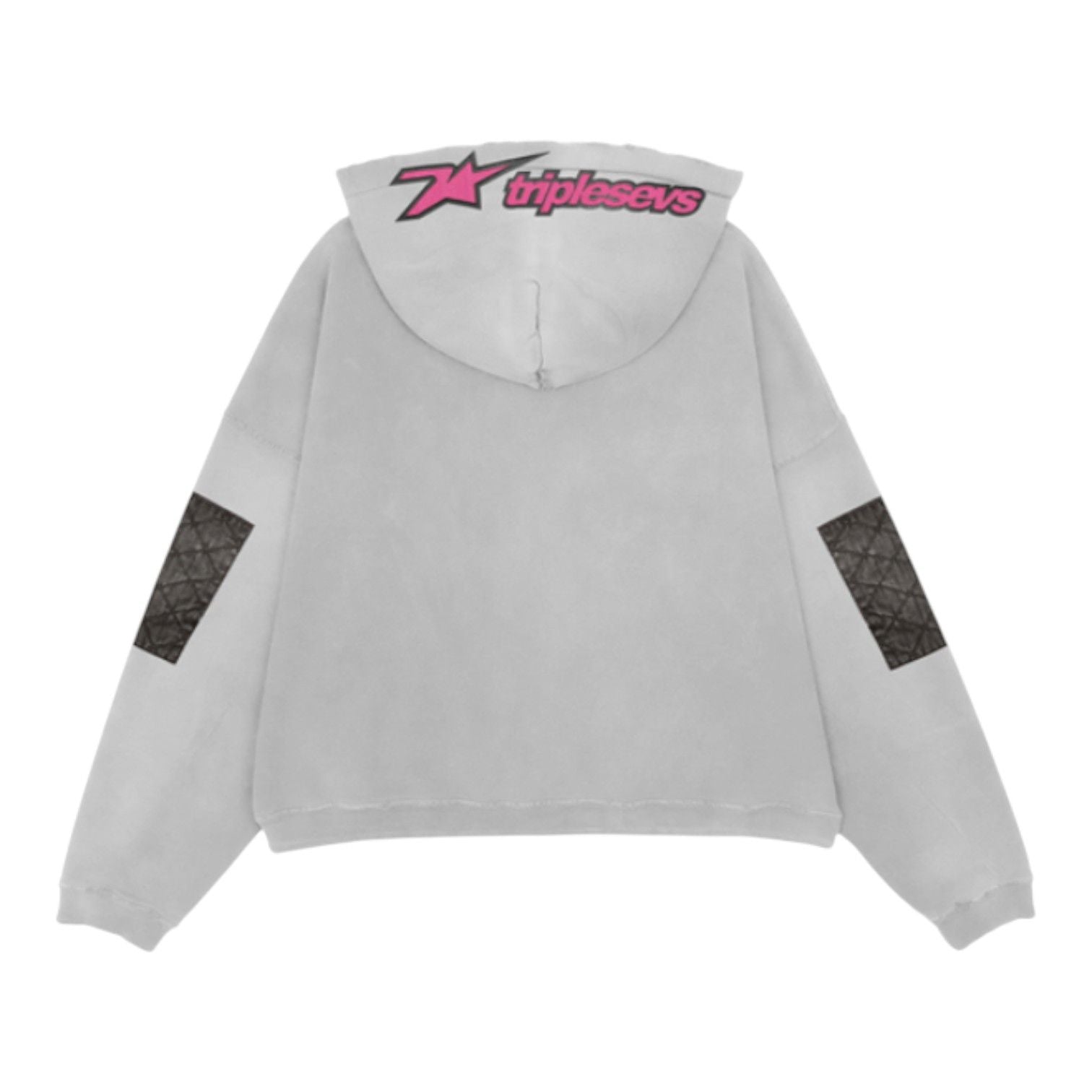 Triple Sevens Moto Vice Zip Up Hoodie Grey