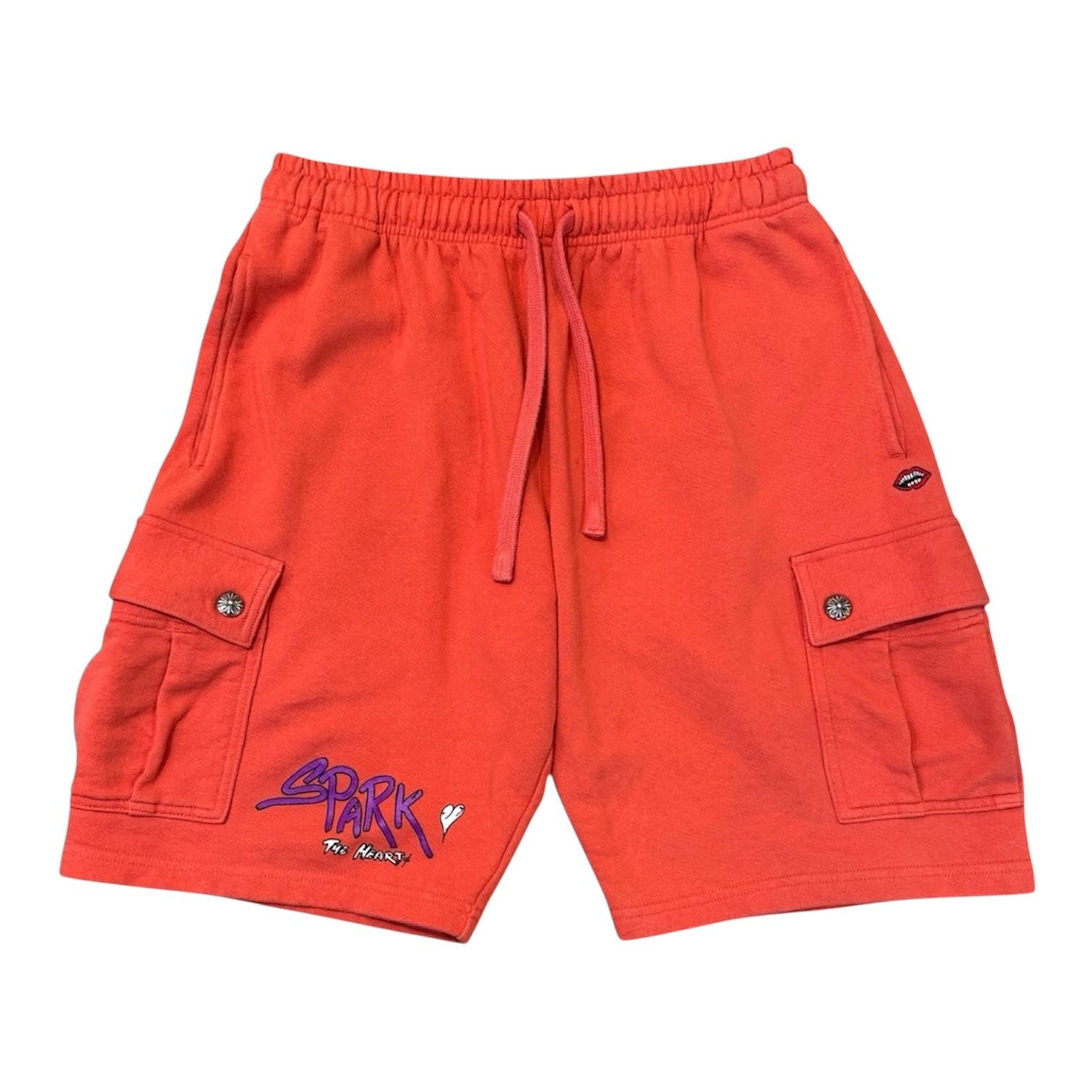 Chrome Hearts Matty Boy Cargo Sweat Shorts Orange - Gently Used