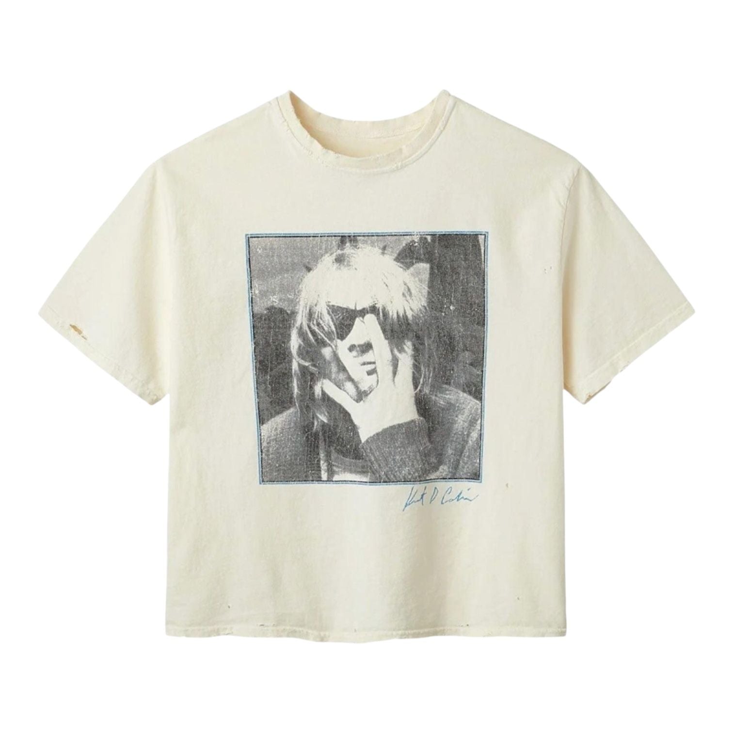 GV Gallery Raspberry Hills Kurt Cobain T-Shirt Cream
