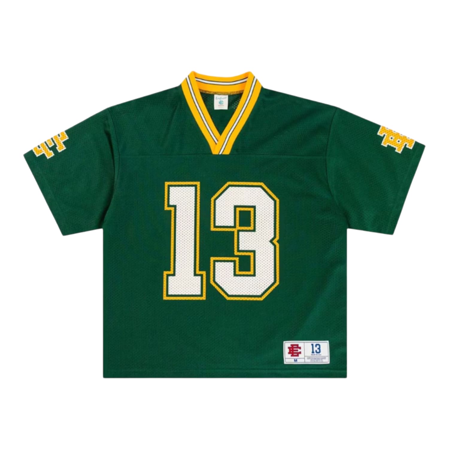 Eric Emanuel EE Miami Football Jersey Green Yellow