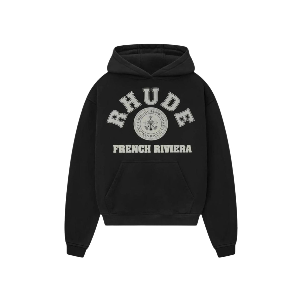 Rhude French Riviera Hoodie Black