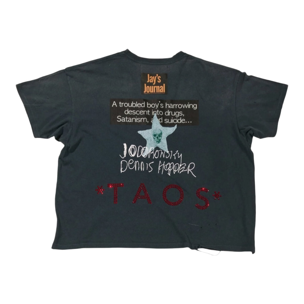 Paly Hollywood Ask Alice Tee Vintage Black