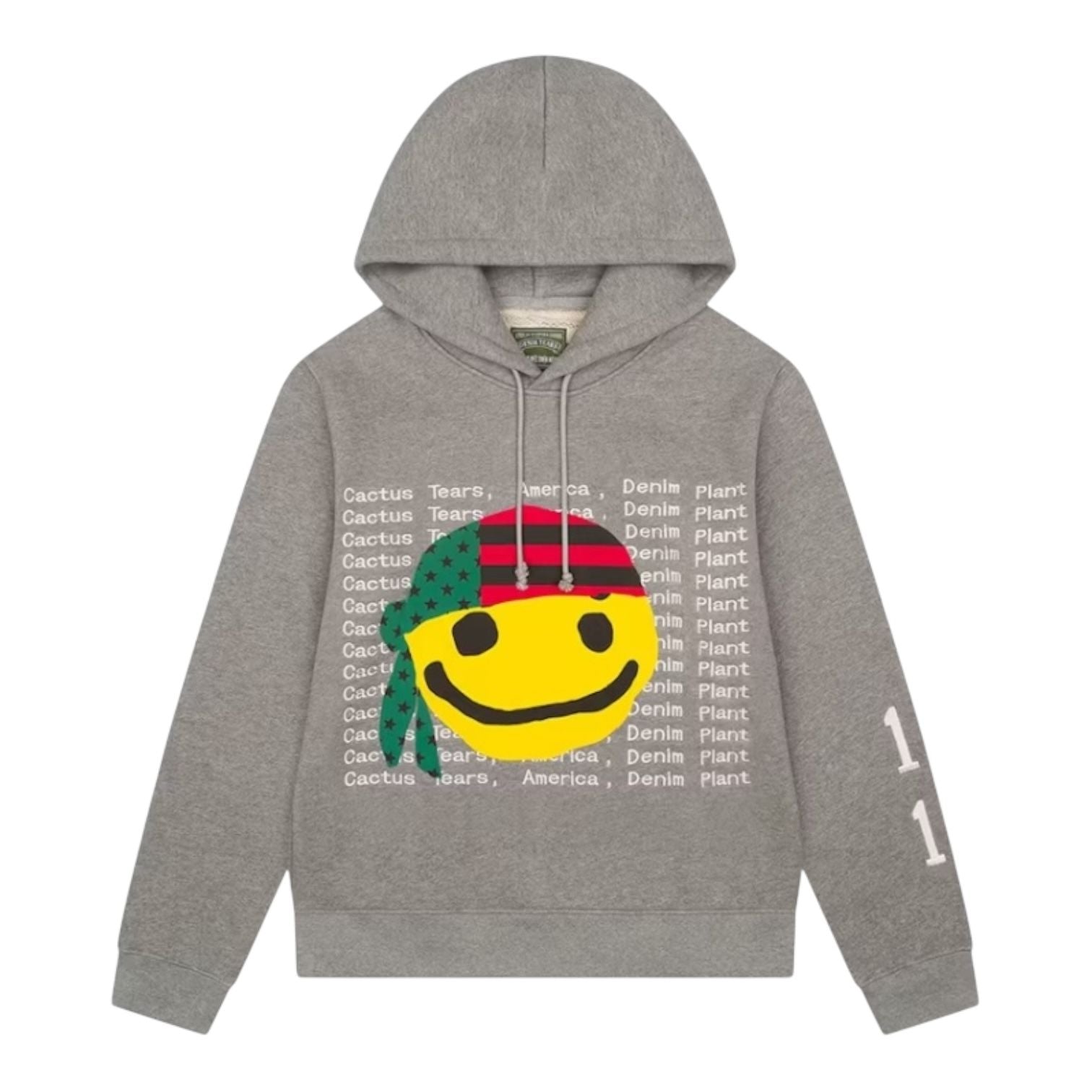 Denim Tears x CPFM Cactus Tears Hoodie Grey