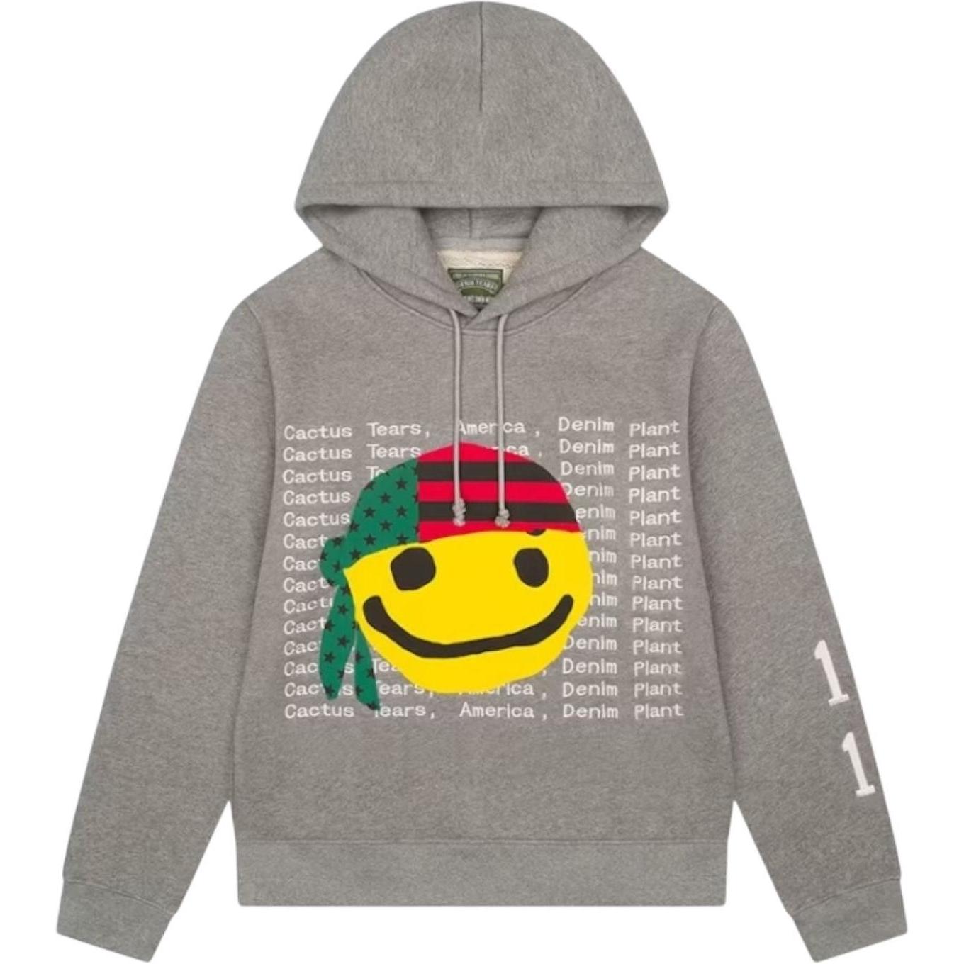 Denim Tears x CPFM Cactus Tears Hoodie Grey
