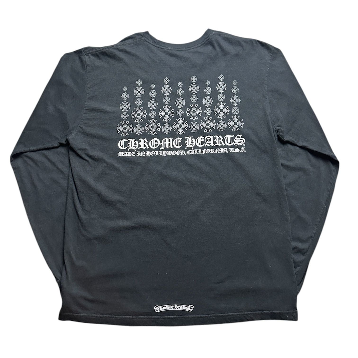 Chrome Hearts Made In Hollywood Vintage Long Sleeve Pocket T-Shirt