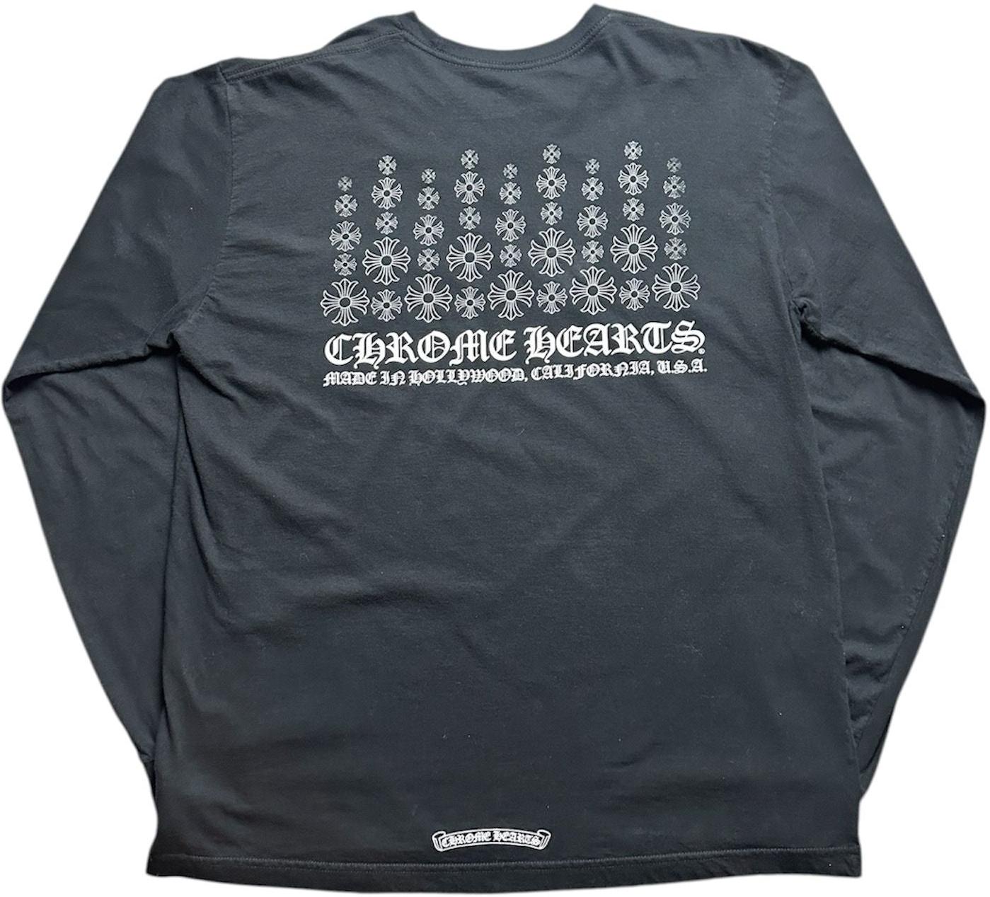 Chrome Hearts Made In Hollywood Vintage Long Sleeve Pocket T-Shirt