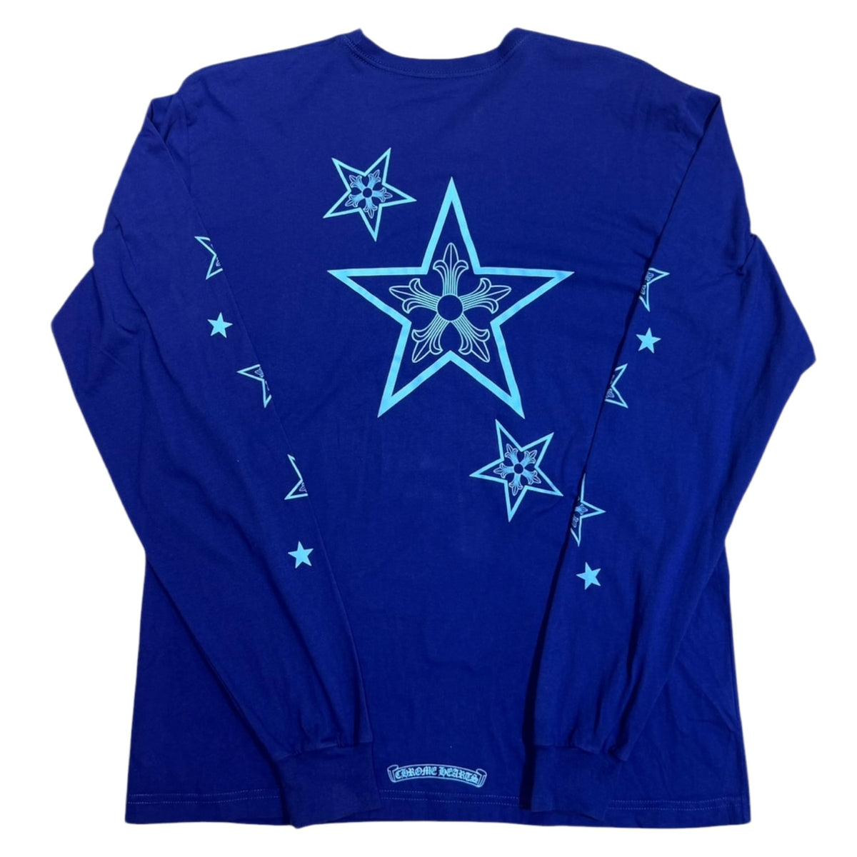 Chrome Hearts Star L/S T-Shirt Blue