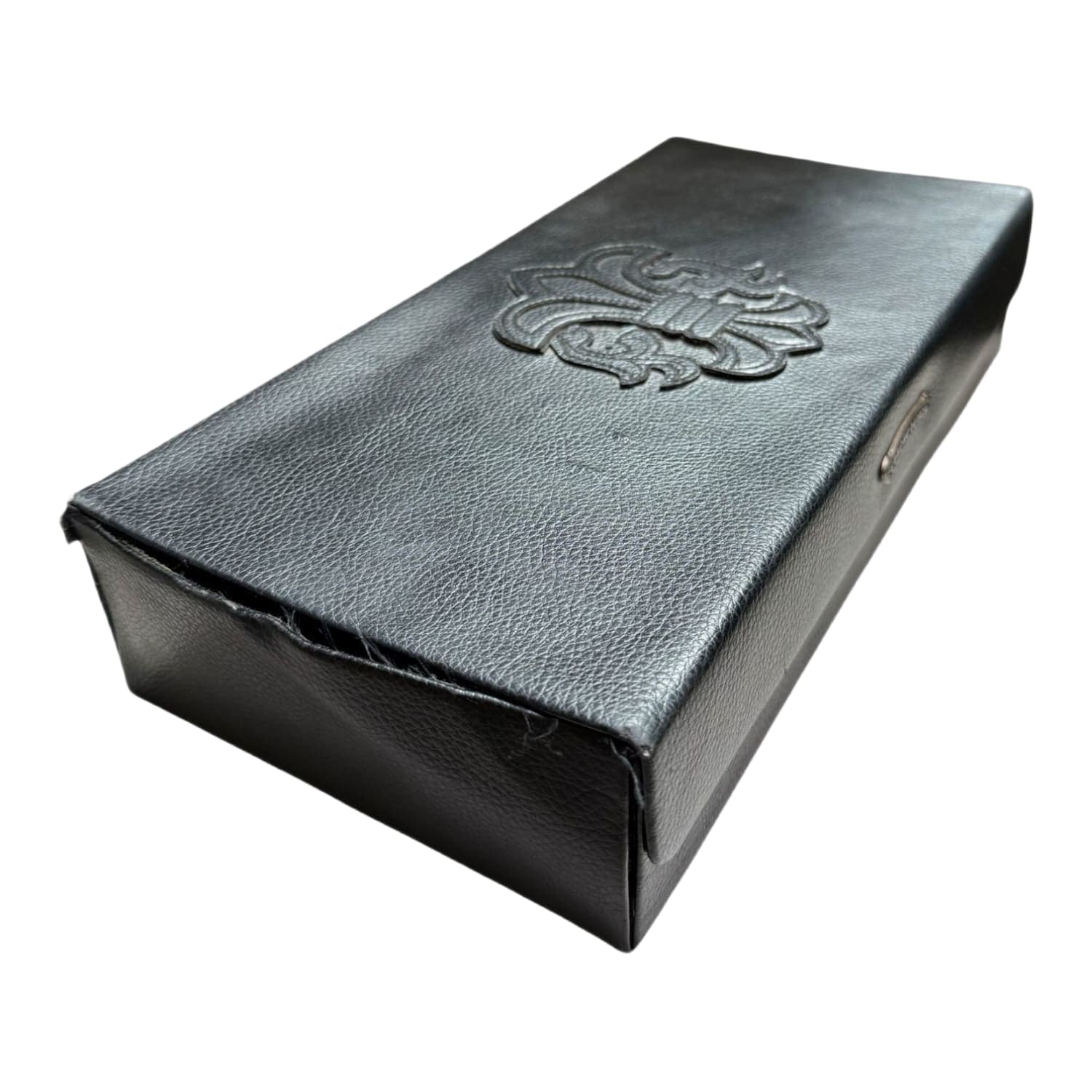 Chrome Hearts Leather Fleur Patch Sunglasses Case