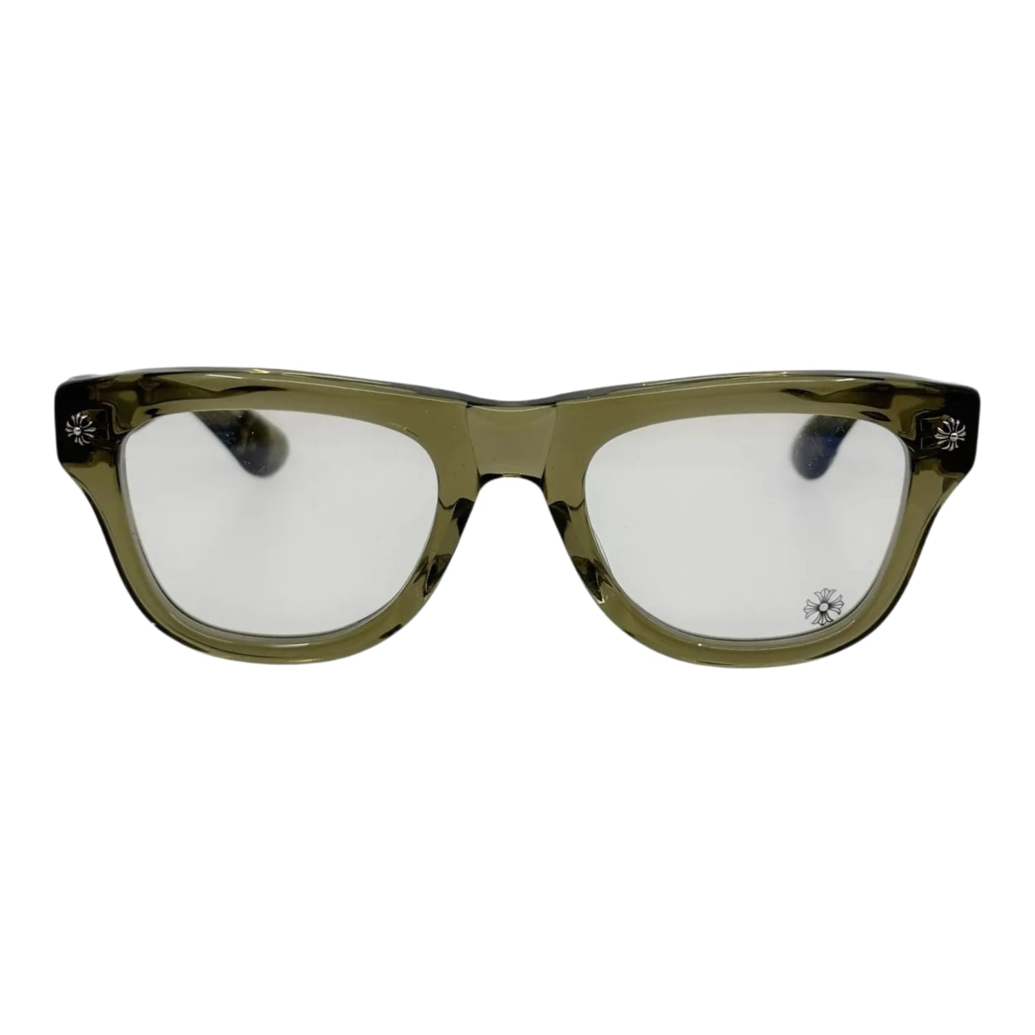 Chrome Hearts Trititsagain Army/Silver Glasses