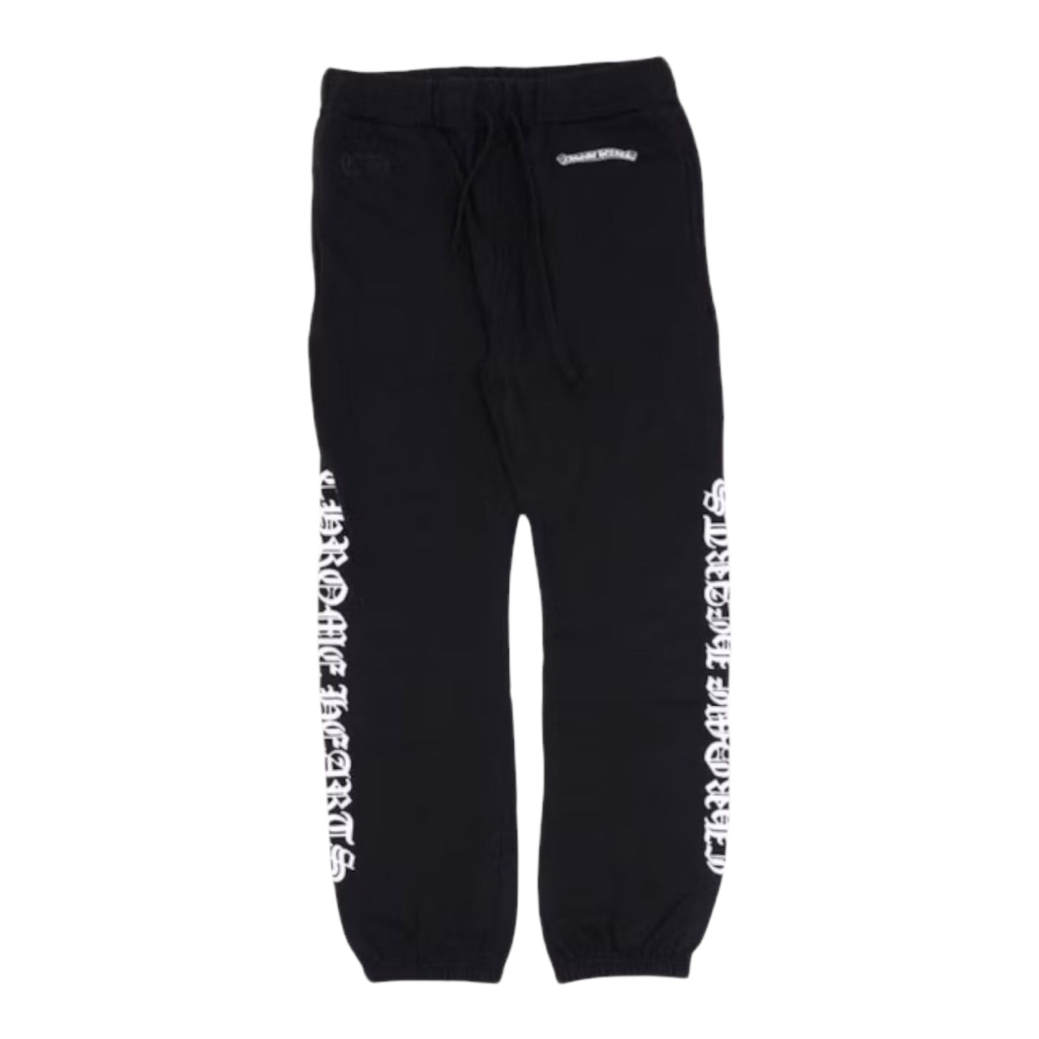 Chrome Hearts Scroll Logo Script Sweatpants Black