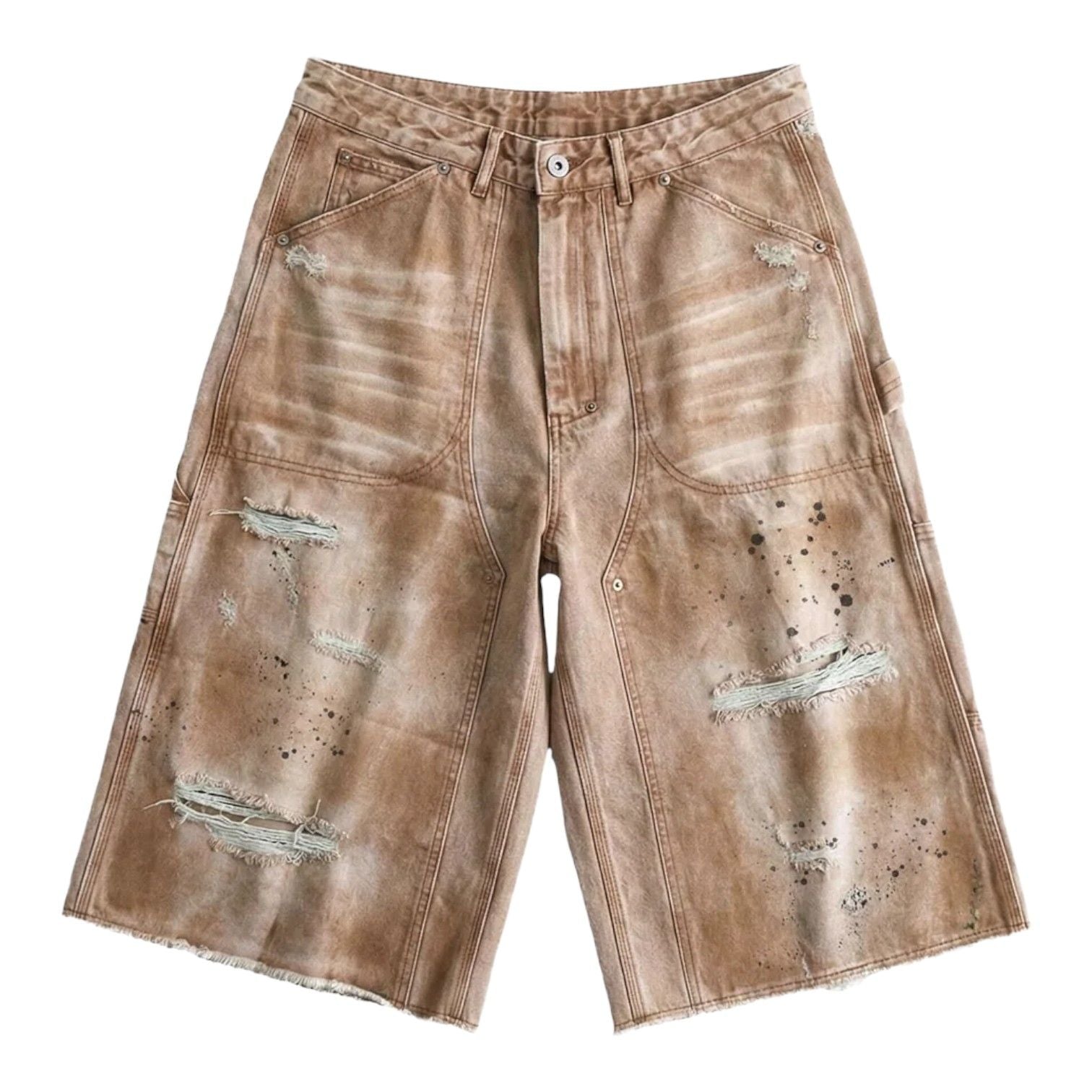 Bravest Studios Distressed Workwear Shorts