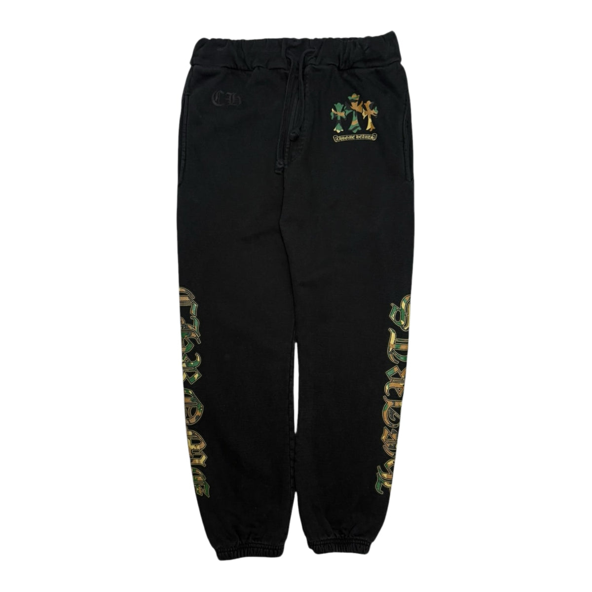 Chrome Hearts Camo Triple Cross Sweatpants Black