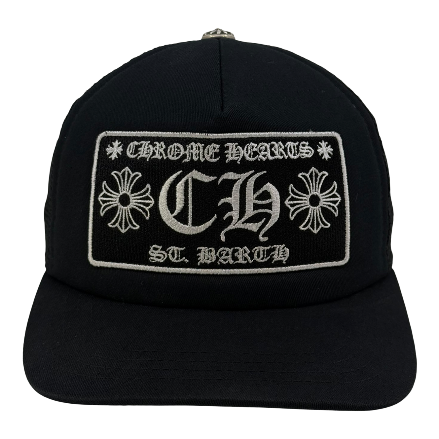 Chrome Hearts St. Barths Exclusive Trucker Hat Black/Black