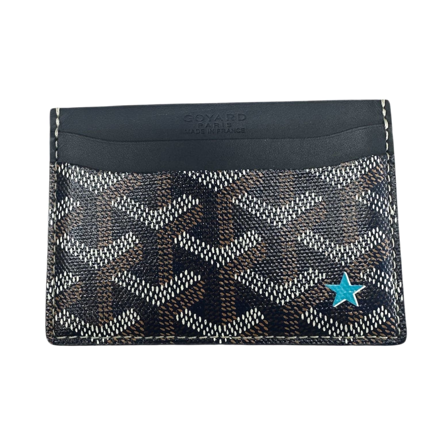 Goyard Saint Sulpice Navy Blue Painted Star
