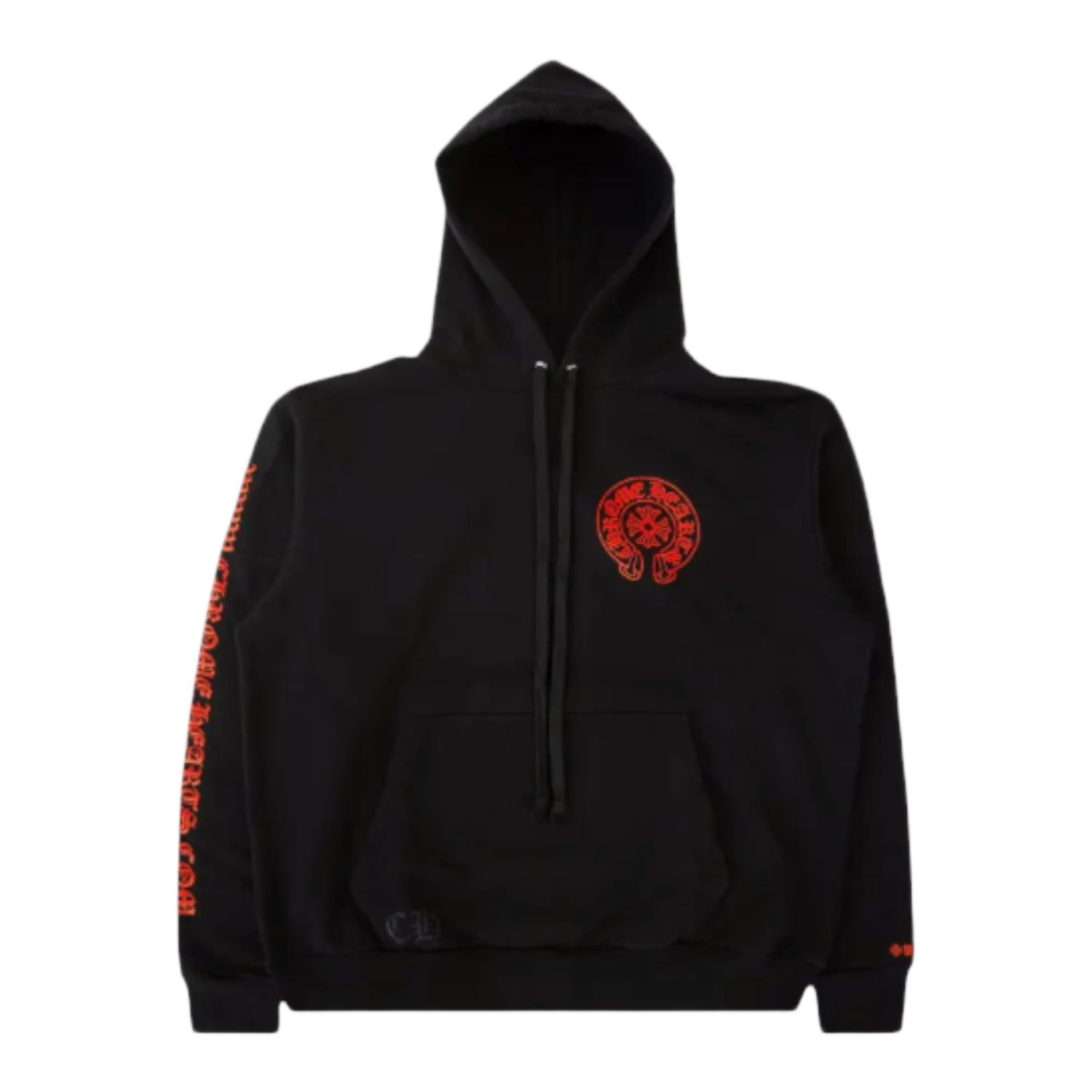 Chrome Hearts Horse Shoe Hoodie Web Exclusive Black/Red