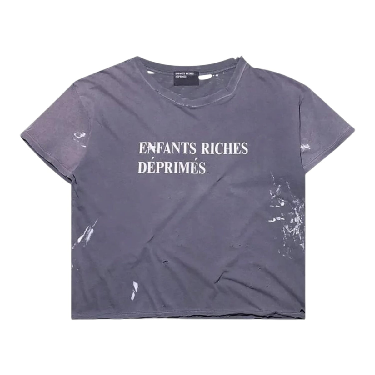 Enfants Riches Déprimés Classic Logo T-Shirt Paint Grey