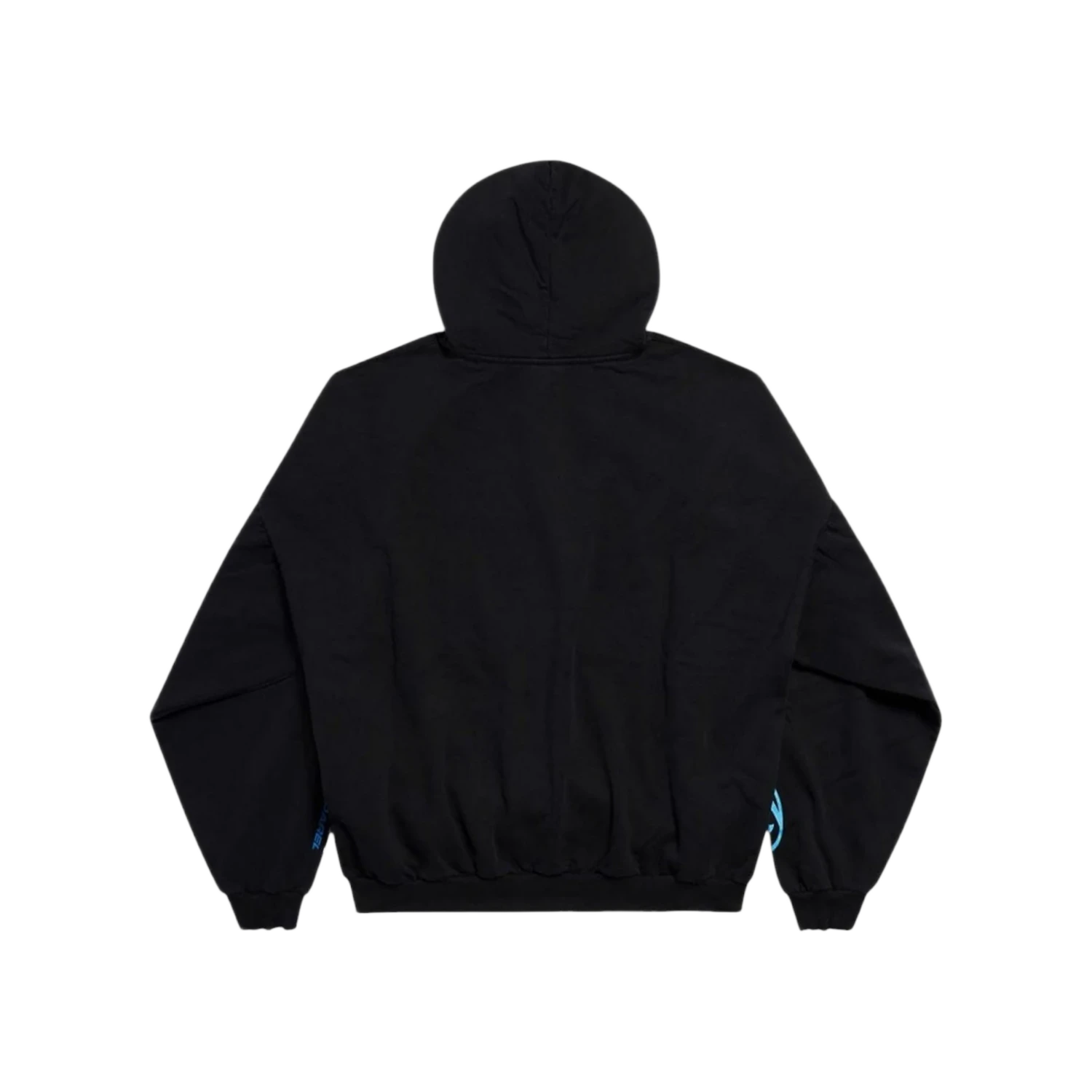 Balenciaga Surfer Logo Hoodie Black